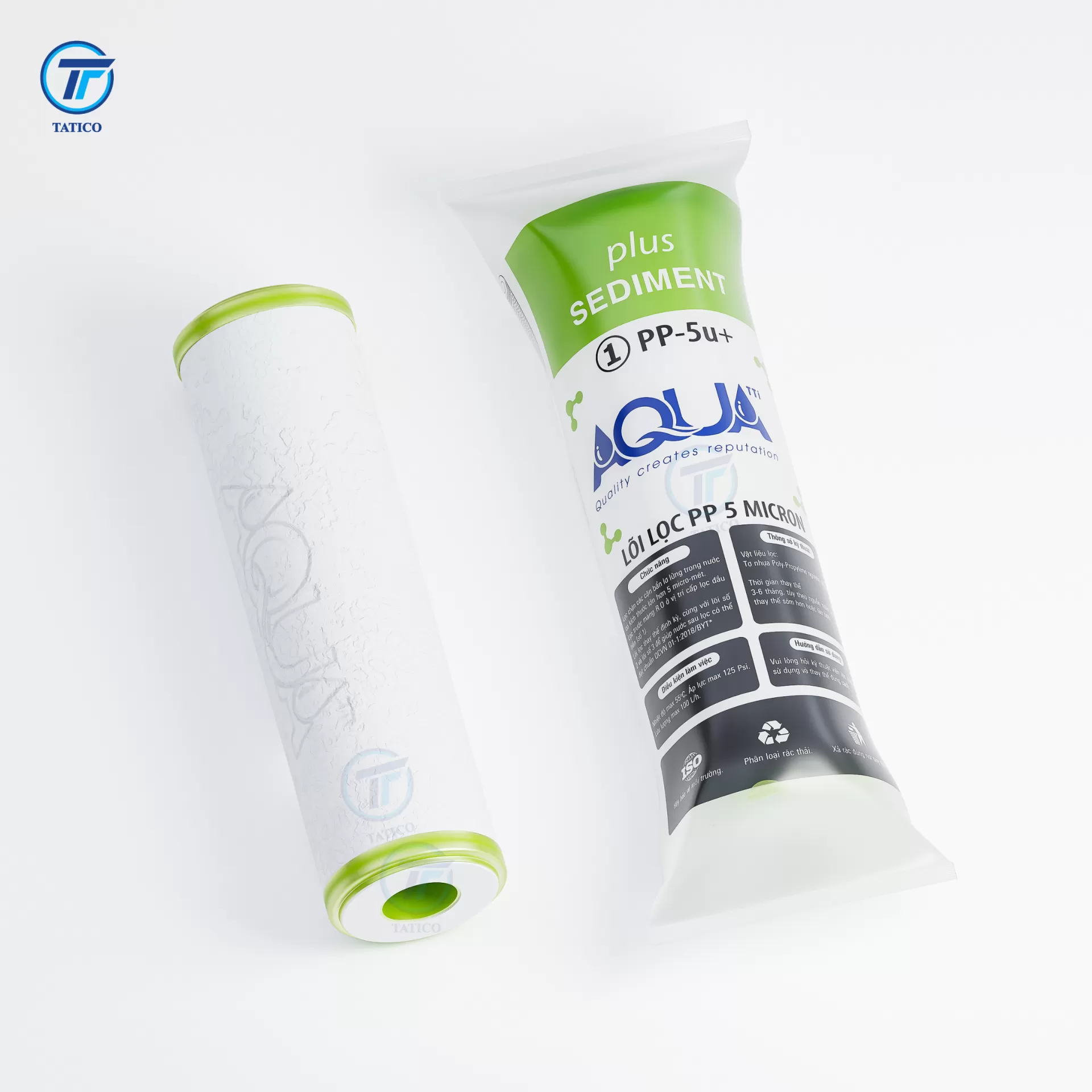 Combo 3 Lõi Lọc Số 1,2,3 AQUA (10 Inch) - Bộ Lõi Lọc Thô Thay Thế Cho Máy RO